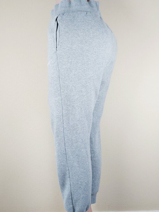 Nike Women's Heathered Grey Sportswear Phoenix Fleece High-Waisted Jogger Size M - Picture 5 of 10